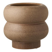 BLOMKRUKA 19/17,5 cm brun  - brun, Basics, keramik (19/17,5cm)