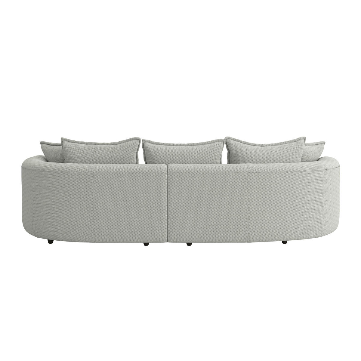 ECKSOFA LEVI Jadegrün Velours, Struktur  - Jadegrün/Schwarz, MODERN, Kunststoff/Textil (287/168cm) - Livetastic