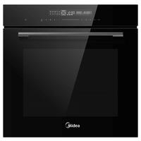 EINBAUBACKOFEN 7NP30TOBL  - Schwarz, Basics, Glas/Metall (59,5/59,6/54,6cm) - Midea