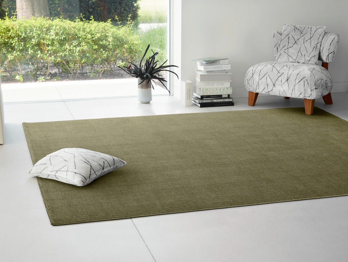 WEBTEPPICH 160/230 cm Marseille Olivgrün  - Olivgrün, KONVENTIONELL, Textil (160/230cm) - Dieter Knoll