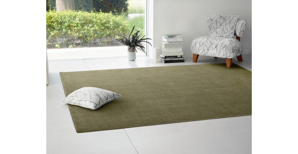 WEBTEPPICH 160/230 cm Touch royal  - Olivgrün, KONVENTIONELL, Textil (160/230cm) - Dieter Knoll