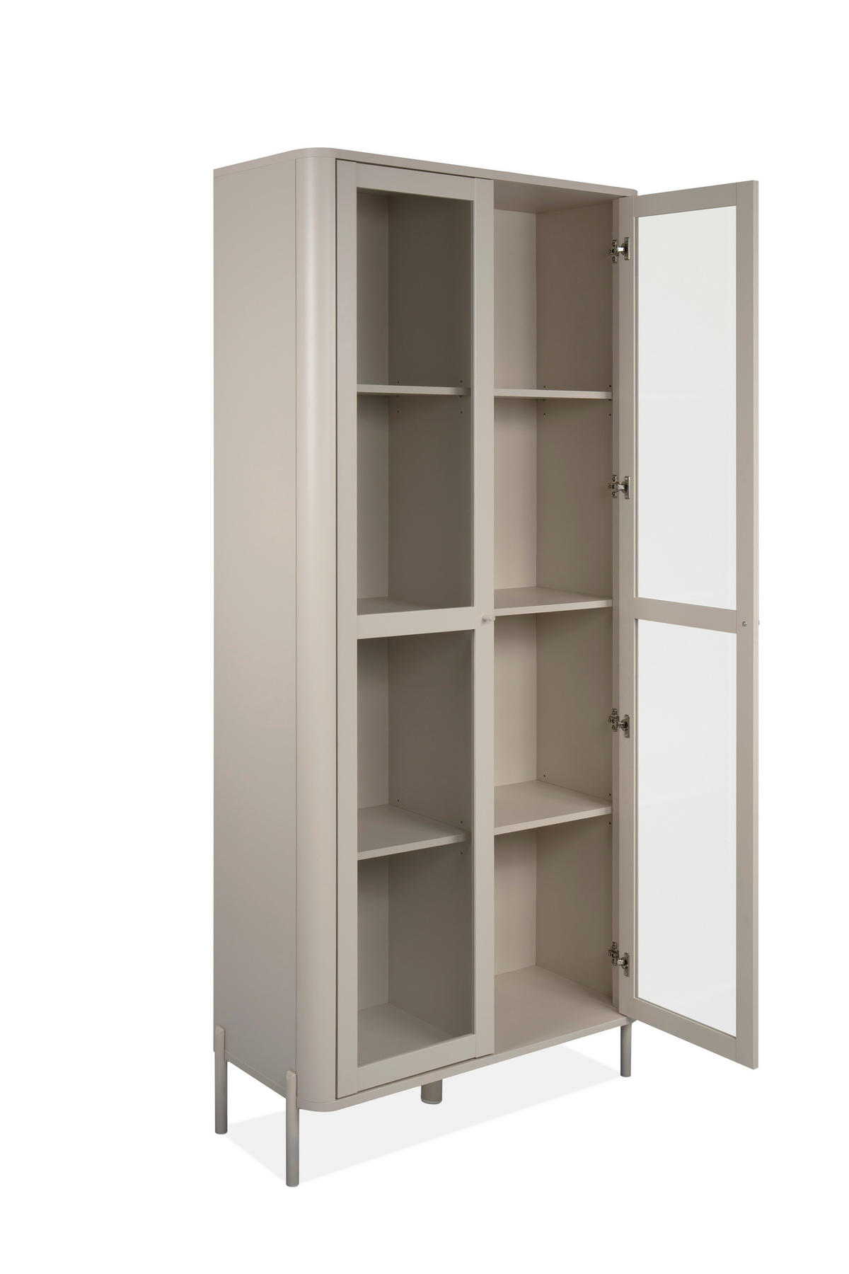 VITRINE Kaschmir  - Kaschmir, Design, Glas/Holzwerkstoff (86/195/38cm) - MID.YOU