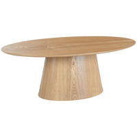 COUCHTISCH Eiche furniert oval Eichefarben  - Eichefarben, Design, Holz/Holzwerkstoff (110/40/60cm) - MID.YOU