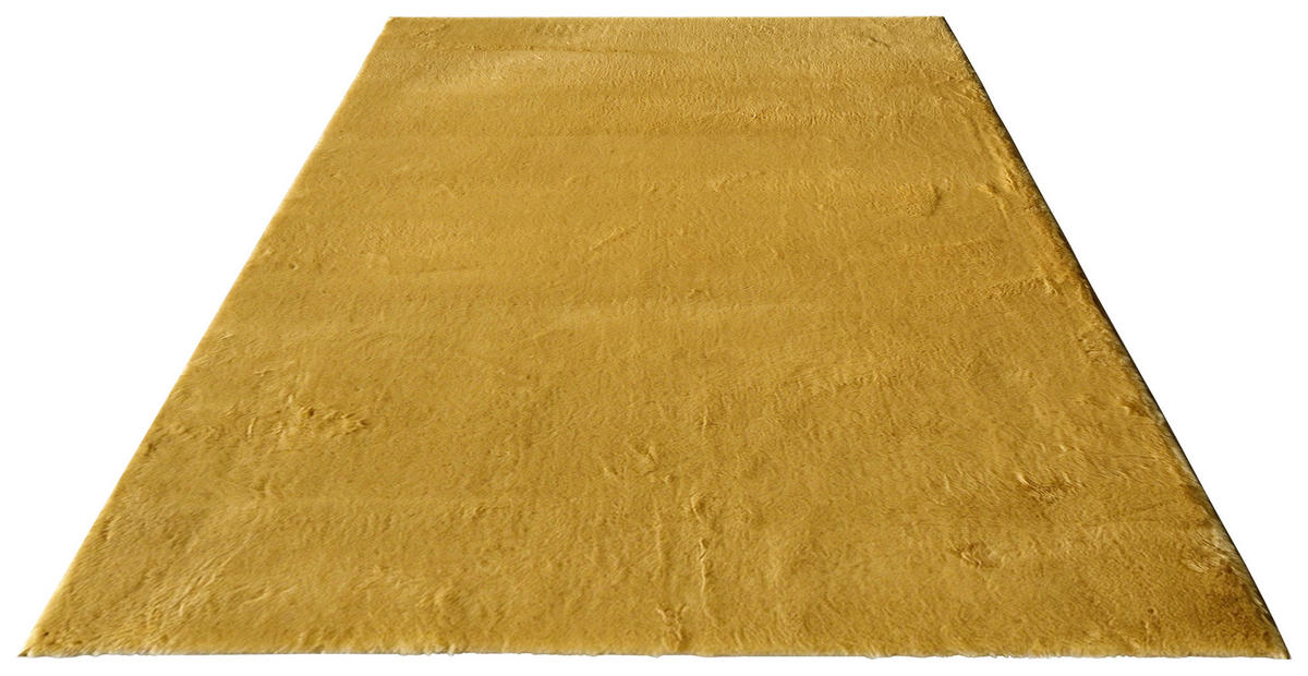 FELLTEPPICH 120/160 cm BHV0724  - Gelb, Konventionell, Textil (120/160cm) - Boxxx