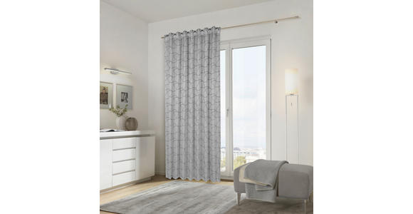 FERTIGVORHANG  blickdicht   140/245 cm  - Silberfarben, KONVENTIONELL, Textil (140/245cm) - Dieter Knoll