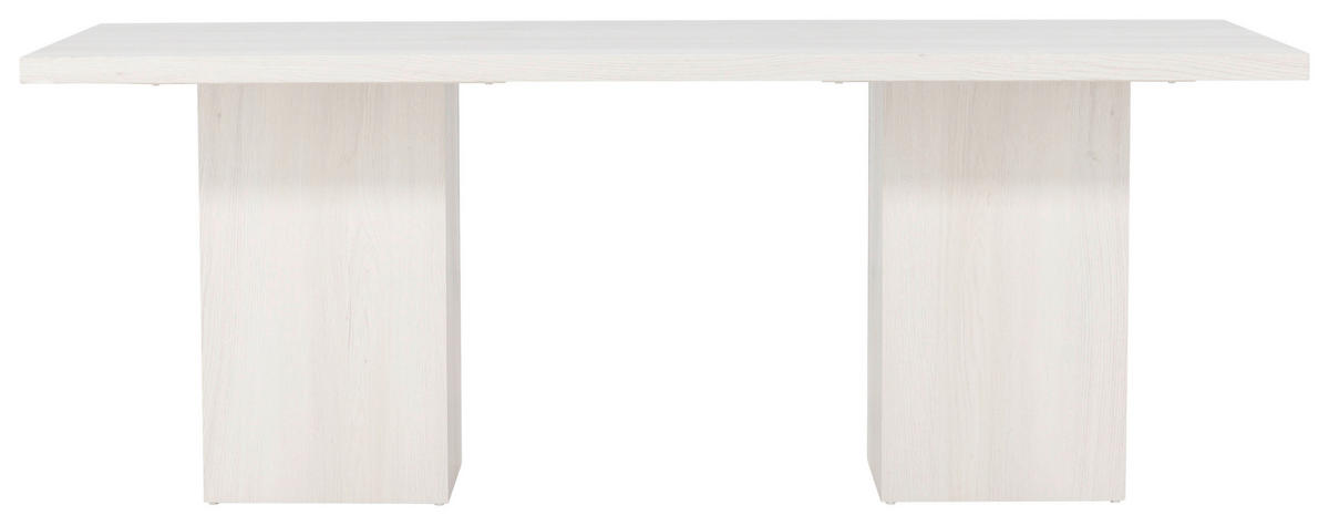 ESSTISCH in Holz 200/90/75 cm  - Weiß, Design, Holz (200/90/75cm) - Livetastic
