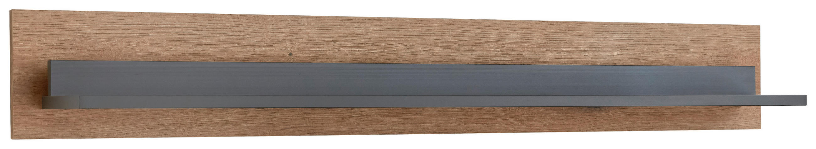 WANDBOARD  160/22/21,6 cm  - Eichefarben/Dunkelgrau, Konventionell, Holzwerkstoff (160/22/21,6cm) - Xora