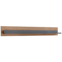 WANDBOARD  160/22/21,6 cm  - Eichefarben/Dunkelgrau, KONVENTIONELL, Holzwerkstoff (160/22/21,6cm) - Xora
