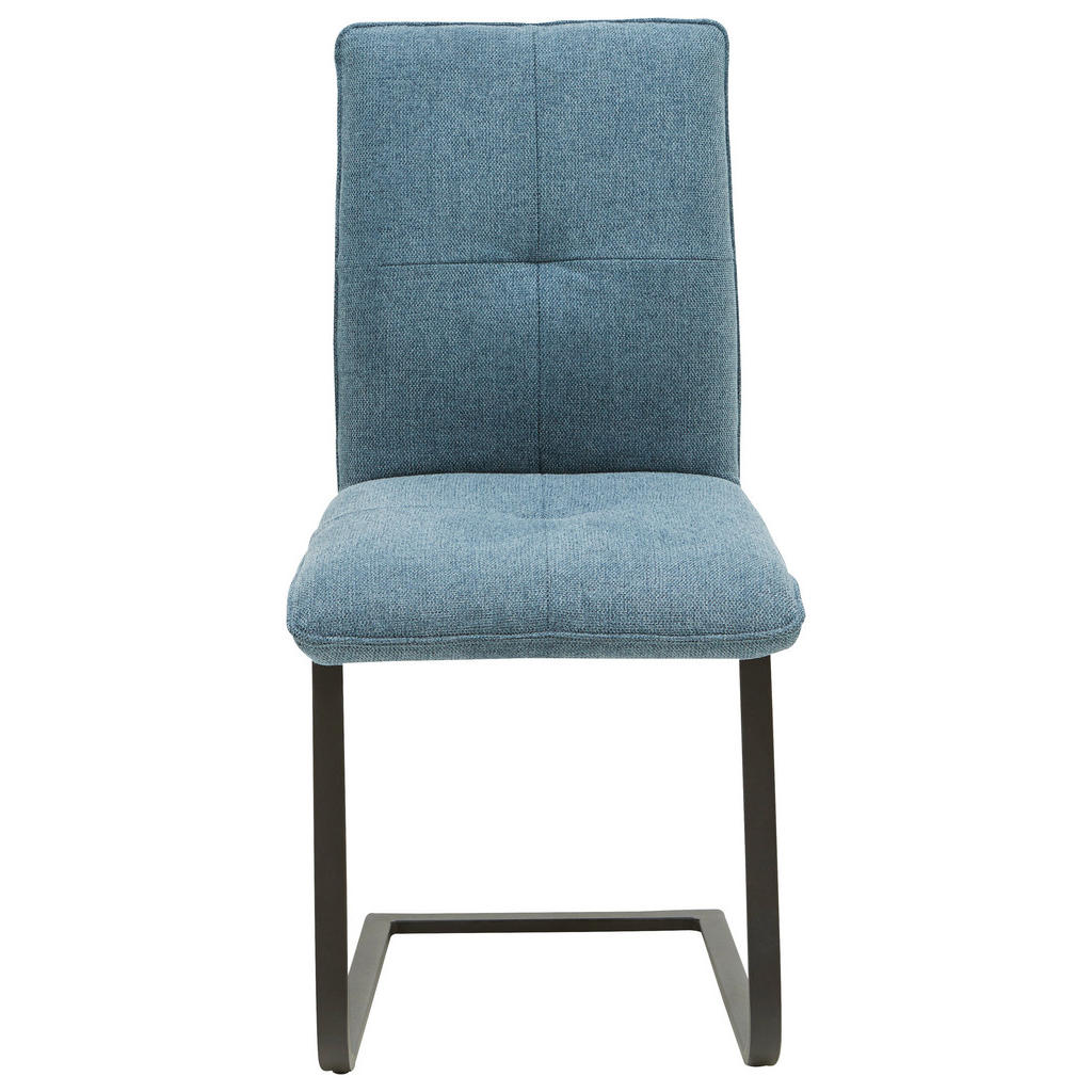 Thumbnail - Dieter Knoll Schwingstuhl, Blau, Schwarz, Metall, Textil, 95x46 cm, Emas, Lederauswahl, Stoffauswahl, Typenauswahl, Gest...