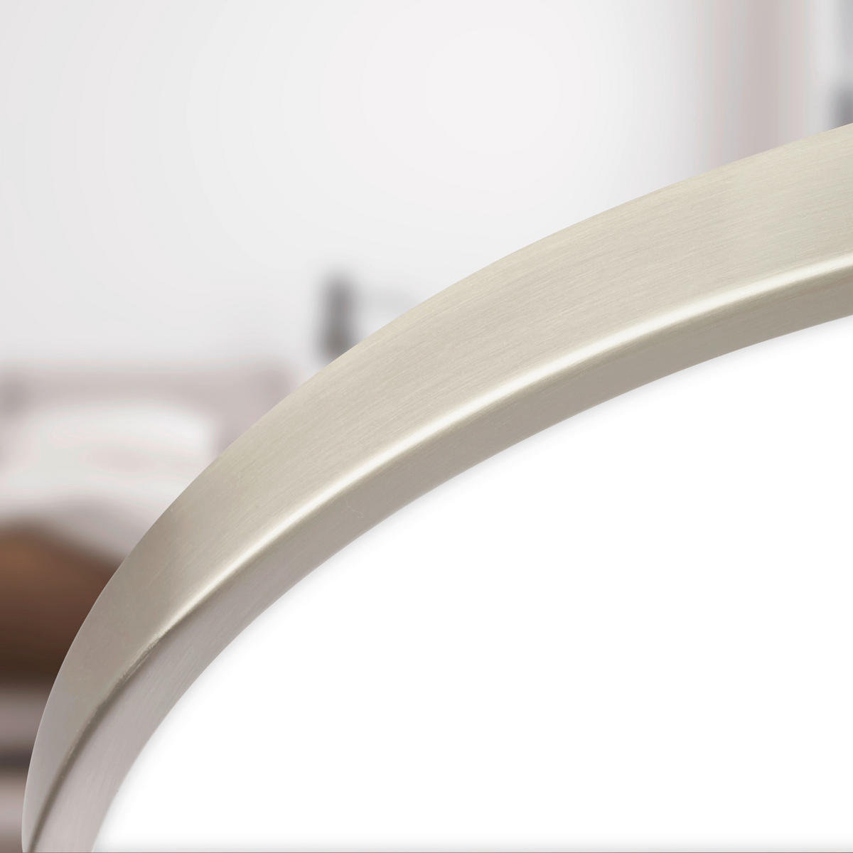 LED-DECKENLEUCHTE Kaida 38/6.5 cm   - Nickelfarben, Basics, Kunststoff/Metall (38/6.5cm)