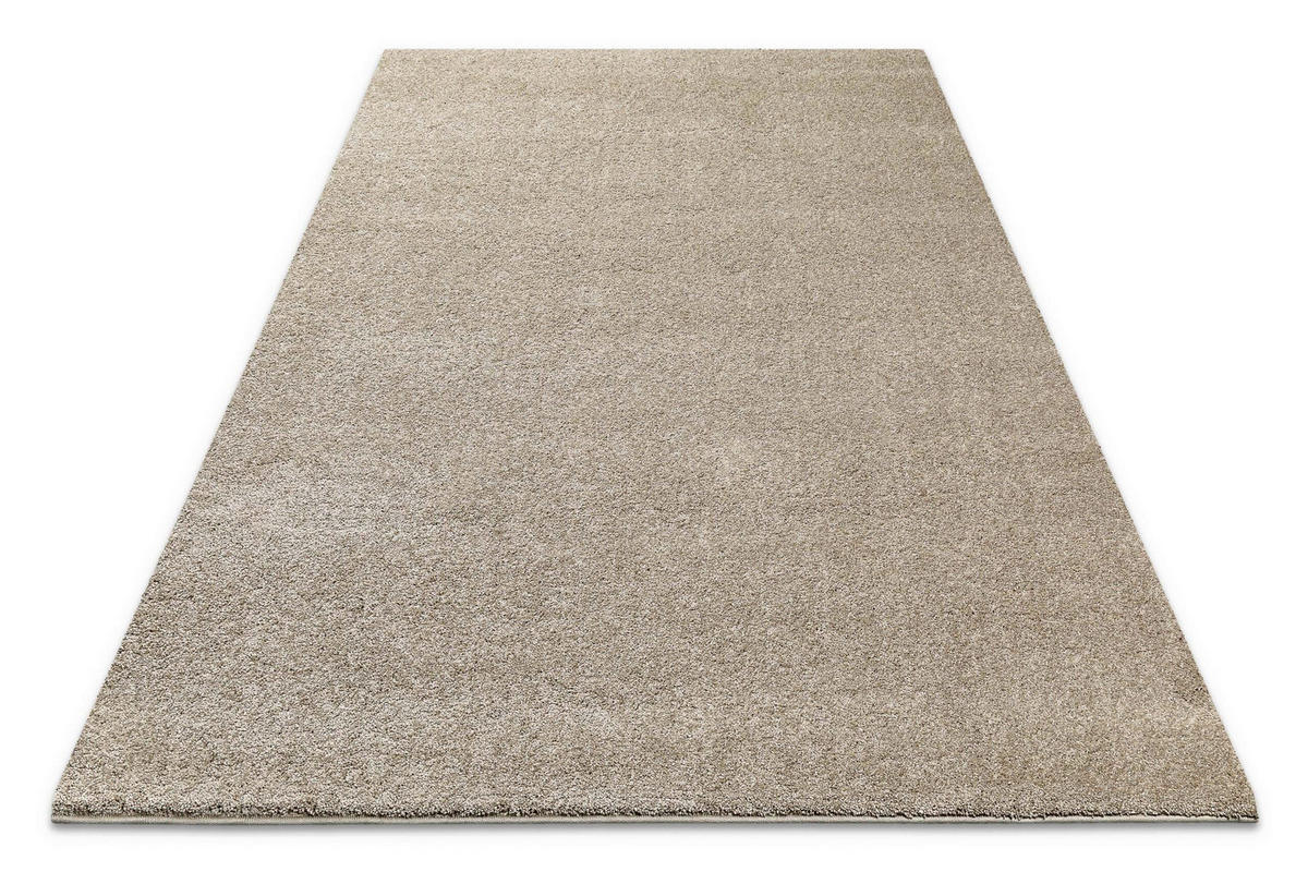 WEBTEPPICH 120/170 cm Wogh Sandfarben, Beige  - Sandfarben/Beige, KONVENTIONELL, Textil (120/170cm) - WECON HOME