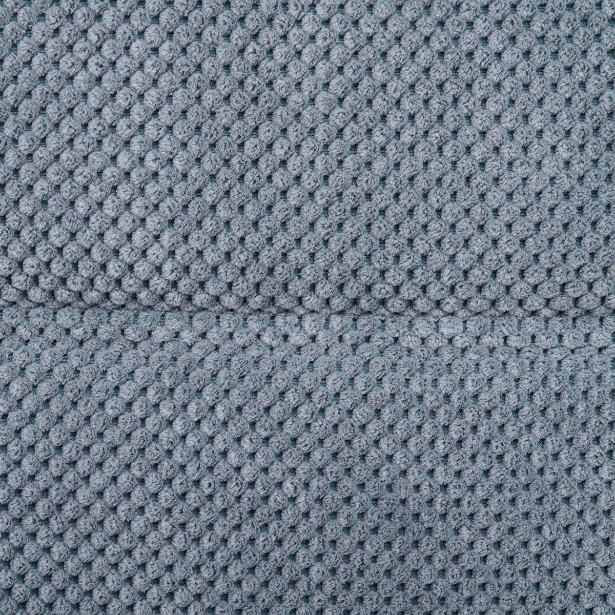 RELAXLIEGE in Webstoff Blaugrau  - Blaugrau/Schwarz, Design, Textil/Metall (78/83/168cm) - Welnova
