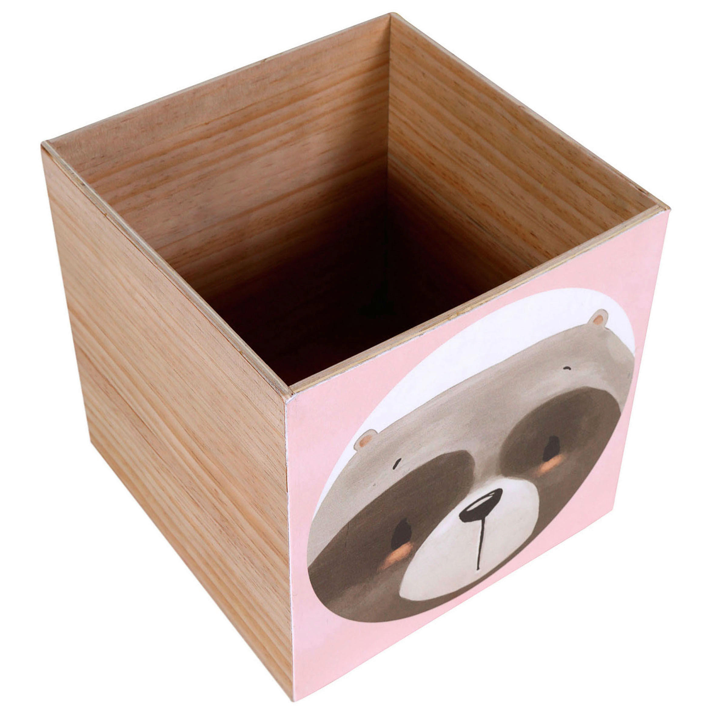BOX - Rosa, KONVENTIONELL, Holz (30/30/29cm)