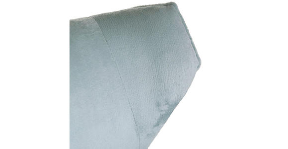 OHRENSESSEL Plüsch Mintgrün  - Schwarz/Hellblau, KONVENTIONELL, Textil/Metall (83/110/92cm) - Carryhome