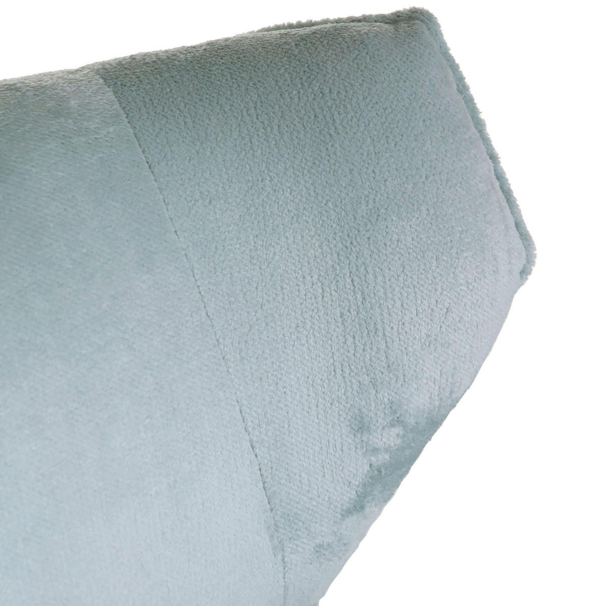 OHRENSESSEL in Plüsch Mintgrün  - Schwarz/Hellblau, KONVENTIONELL, Textil/Metall (83/110/92cm) - Carryhome