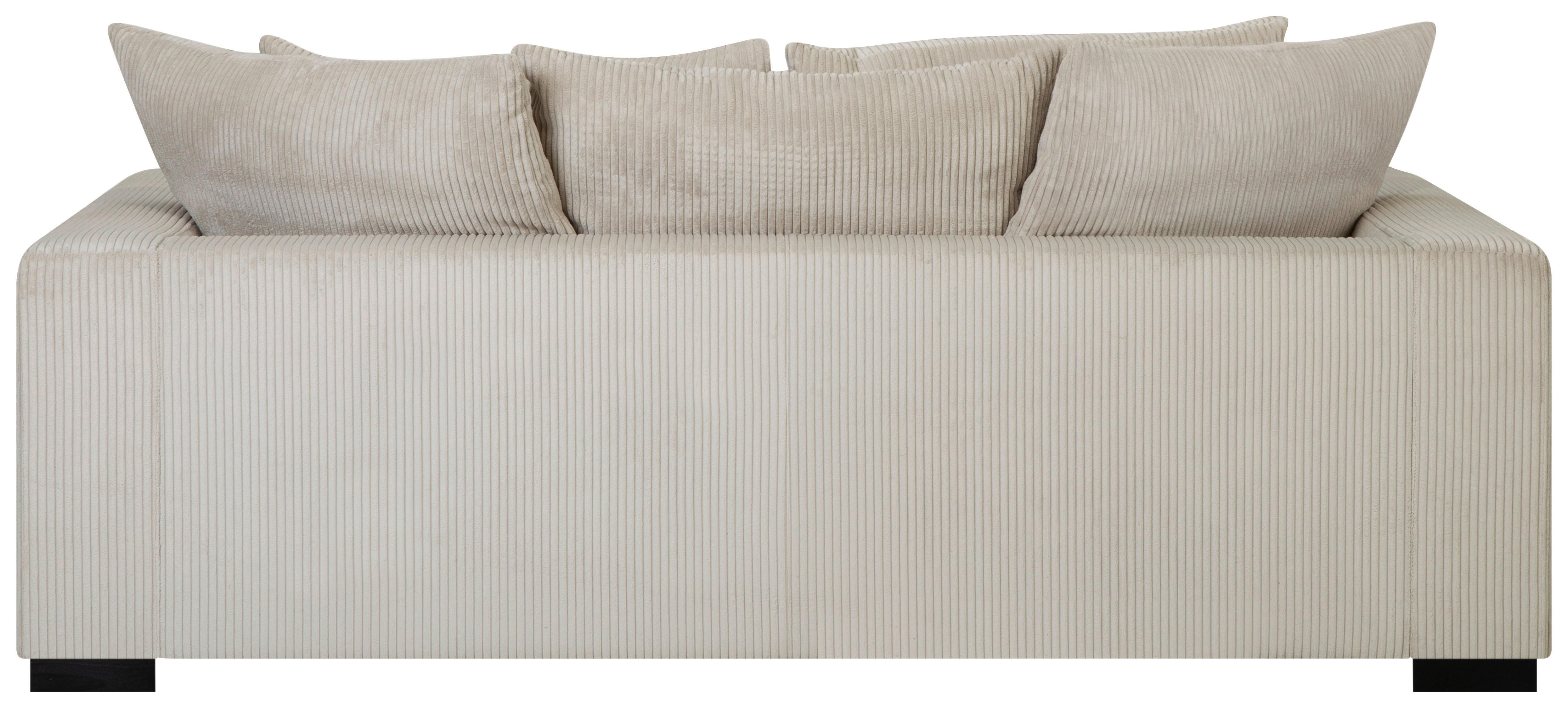 3-SITS SOFFA i textil beige  - beige/svart, Klassisk, trä/textil (235/83/125cm) - Pure Home Comfort