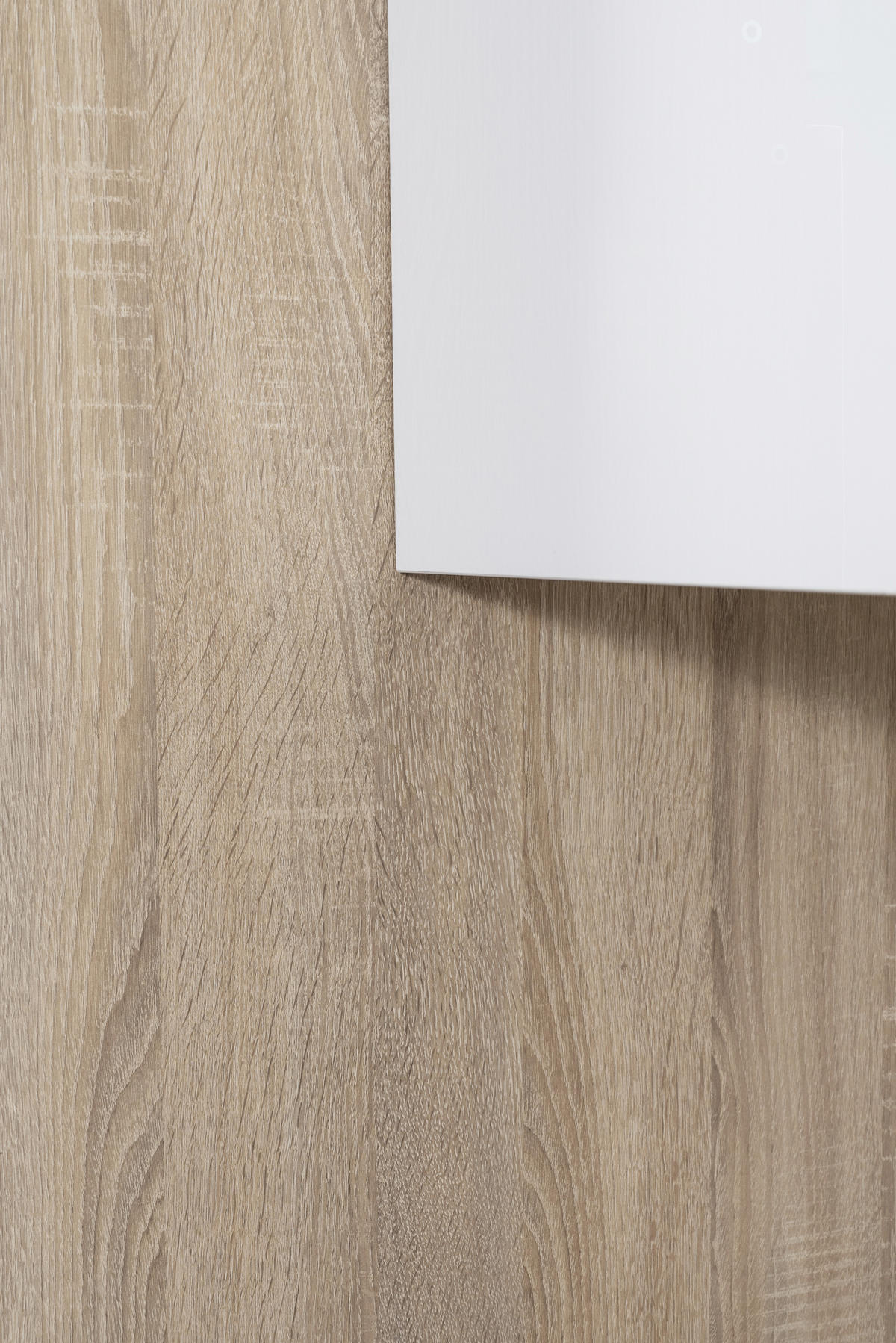 KÜCHENBLOCK 270 cm   in Eichefarben  - Weiss/Eichefarben, Modern, Holzwerkstoff (270cm) - Respekta