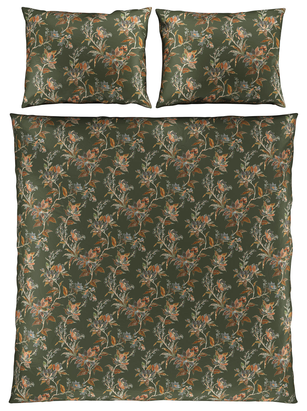 OBOJSTRANNÁ POSTEĽNÁ BIELIZEŇ, satén, zelená, 140/200 cm - zelená, Konventionell, textil (140/200cm) - Esposa
