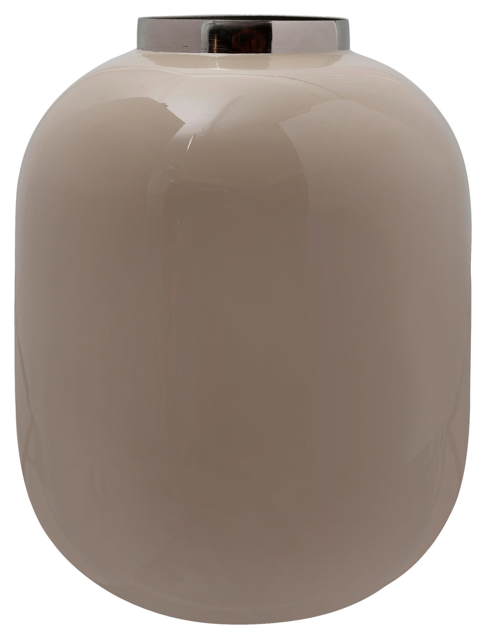 VASE  - Goldfarben/Creme, Trend, Metall (16.5/16.5/20cm) - Kayoom