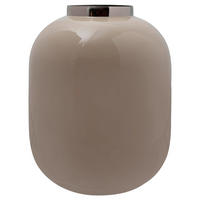 VASE  - Goldfarben/Creme, Trend, Metall (16.5/16.5/20cm) - Kayoom