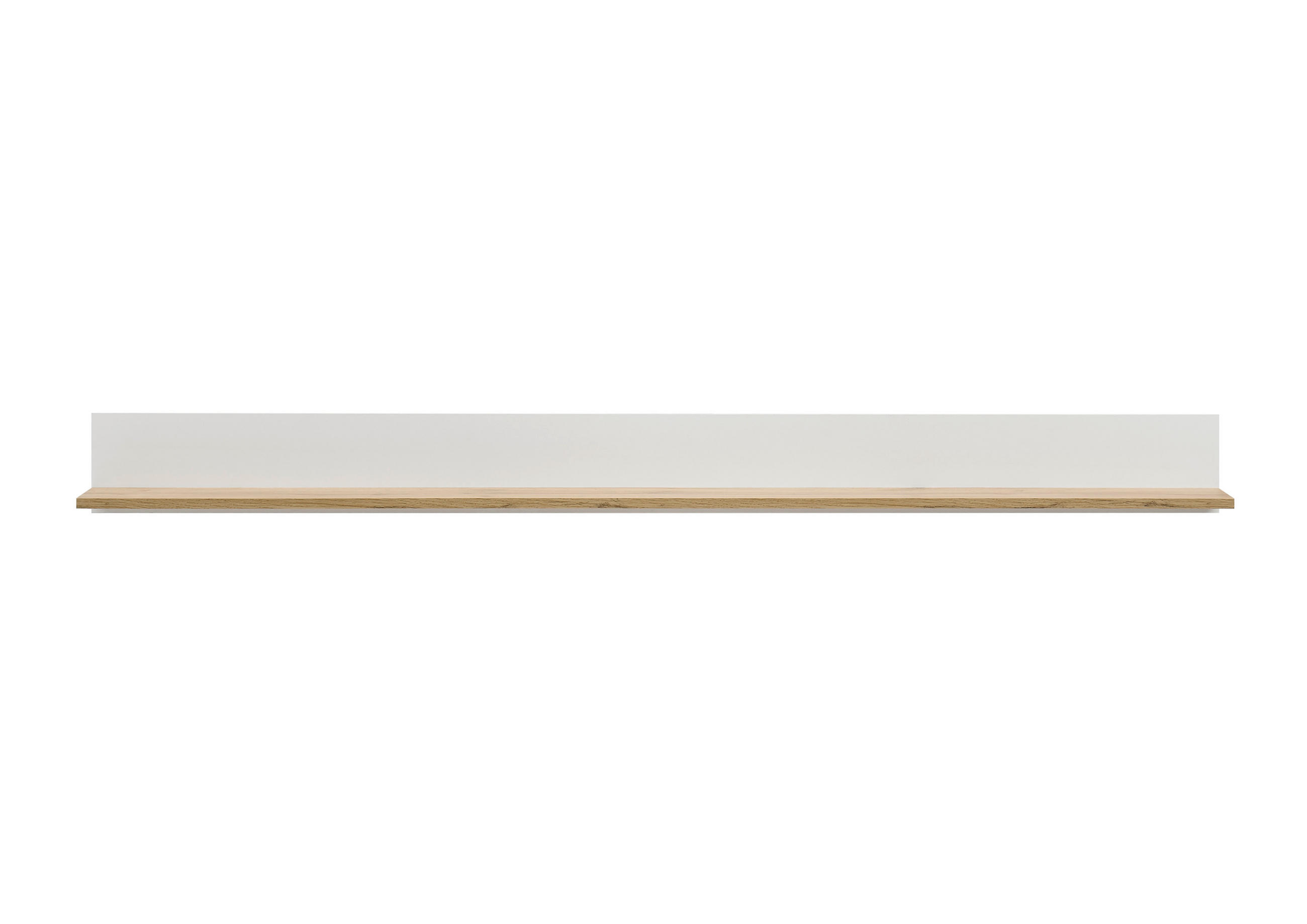 WANDBOARD Holzwerkstoff Weiß, Eichefarben  - Eichefarben/Weiß, Design, Holzwerkstoff (170/15/17cm) - Modante