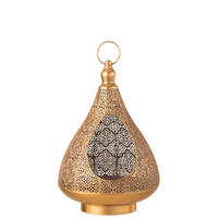 TEELICHTHALTER - Goldfarben, Basics, Metall (25/25/38cm) - Ambia Home