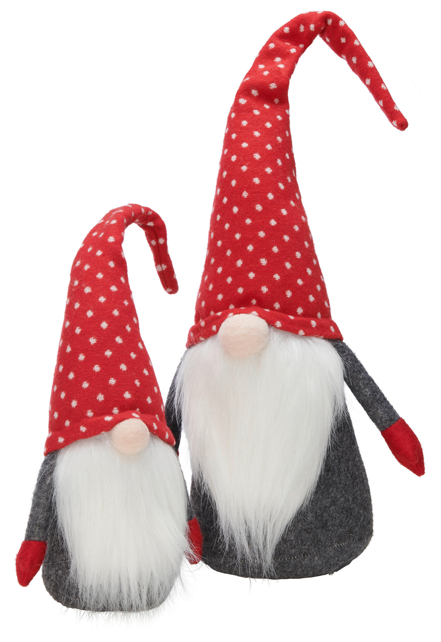 TOMTENISSE  - vit/röd, Lifestyle, textil (10,5/8,5/38cm) - X-Mas