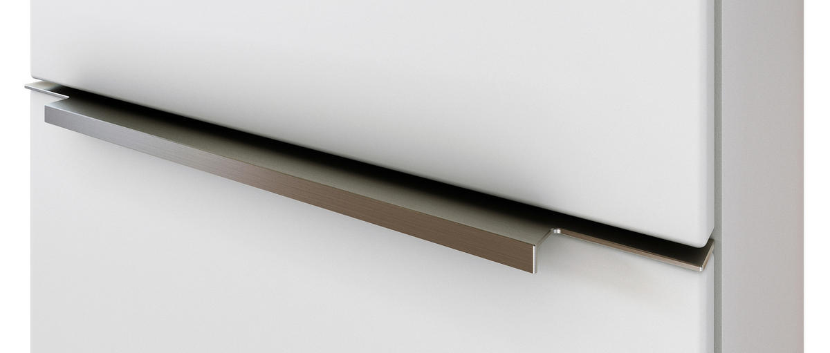 MIDISCHRANK 40/130/35 cm  - Edelstahlfarben/Silberfarben, KONVENTIONELL, Holzwerkstoff/Kunststoff (40/130/35cm) - Xora