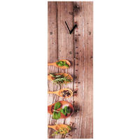NÁSTĚNNÉ HODINY, vícebarevná, 20/60 cm - vícebarevná, Basics, sklo (20/60cm) - Euroart