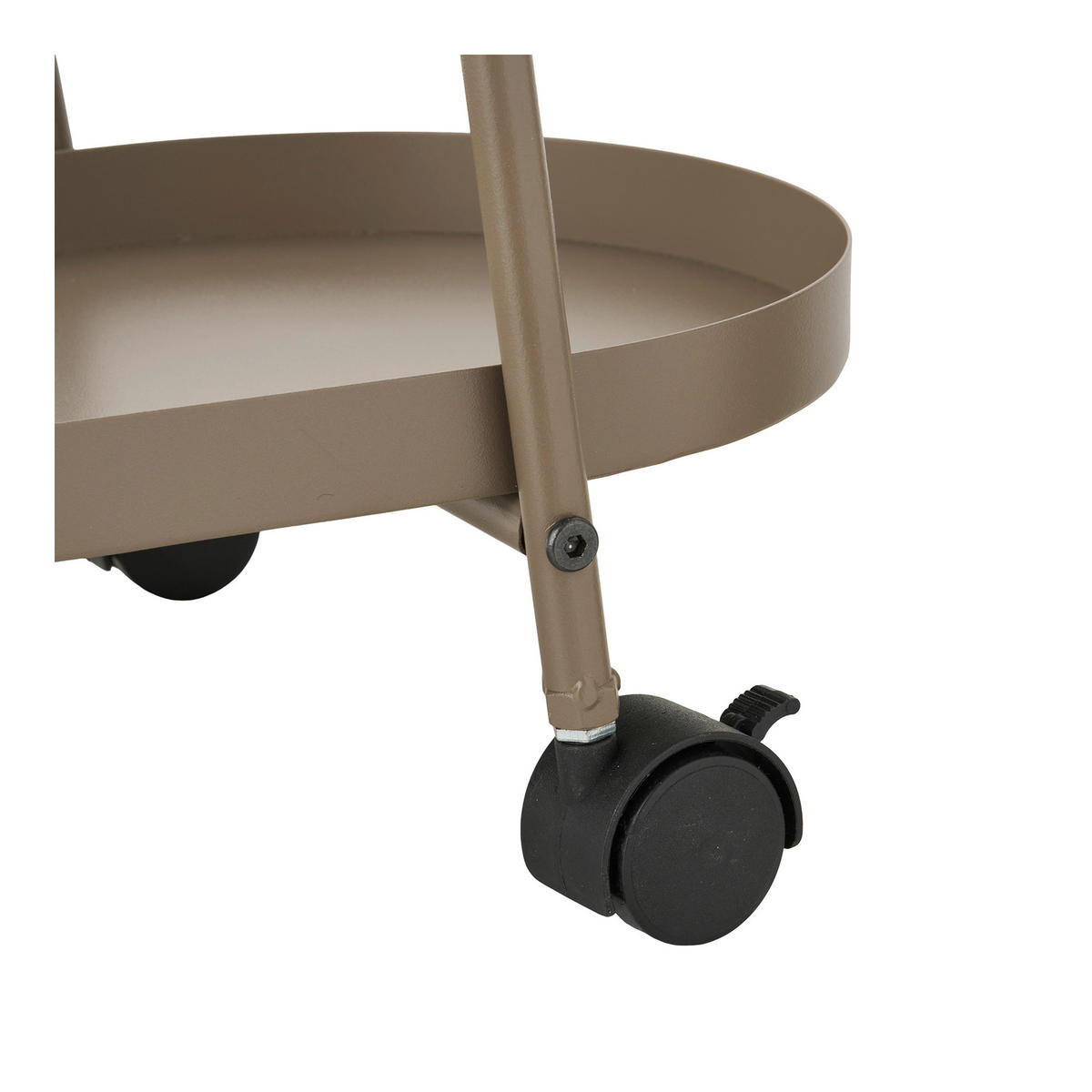 BARWAGEN in Hellbraun  - Hellbraun, Basics, Kunststoff/Metall (60/27,5/64cm)
