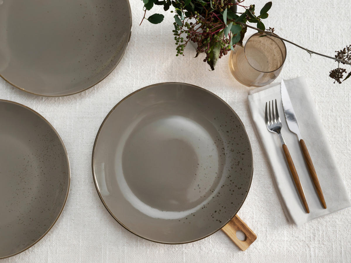 SET MATTALLRIKAR 27 cm  - grå, Trend, keramik (27cm) - Creatable