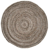 PREPROGA ZA ZUNANJO UPORABO      100/100 cm    tkano  rjava  - rjava, Basics, tekstil (100/100cm)