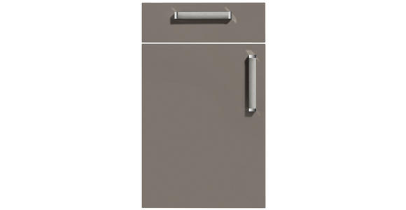EINBAUKÜCHE - Nussbaumfarben/Weiß, Design, Holzwerkstoff - Dieter Knoll