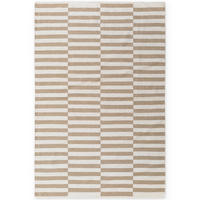 HANDWEBTEPPICH 200/300 cm Vika Weiß, Beige rechteckig  - Beige/Weiß, Basics, Textil (200/300cm) - Hanse Home