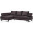 WOHNLANDSCHAFT in Textil Anthrazit - Anthrazit/Schwarz, Design, Textil/Metall (173/272cm) - Stylife WOHNLANDSCHAFT in Textil Anthrazit - Anthrazit/Schwarz, Design, Textil/Metall (173/272cm) - Stylife