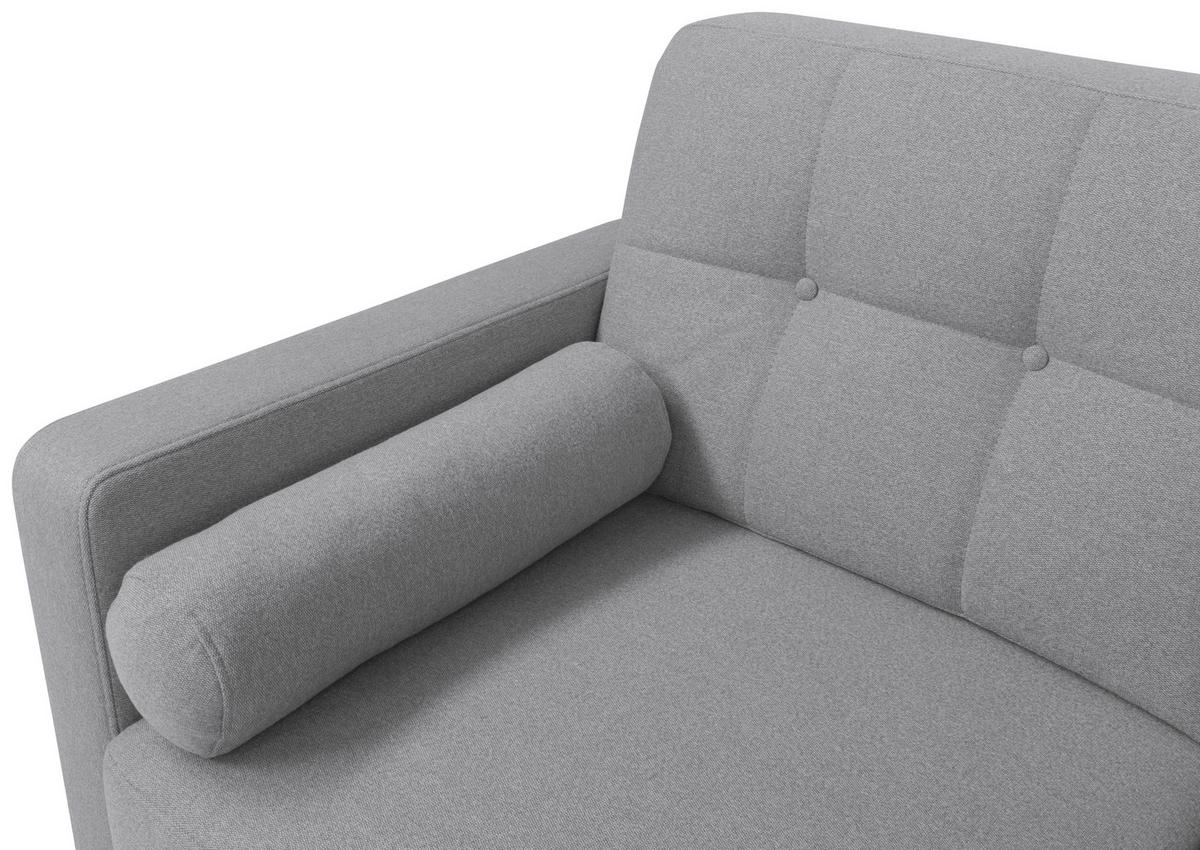 SAROKKANAPÉ textil sötétszürke  - Wotan tölgy/sötétszürke, Konventionell, textil/fa (242/242cm) - MID.YOU