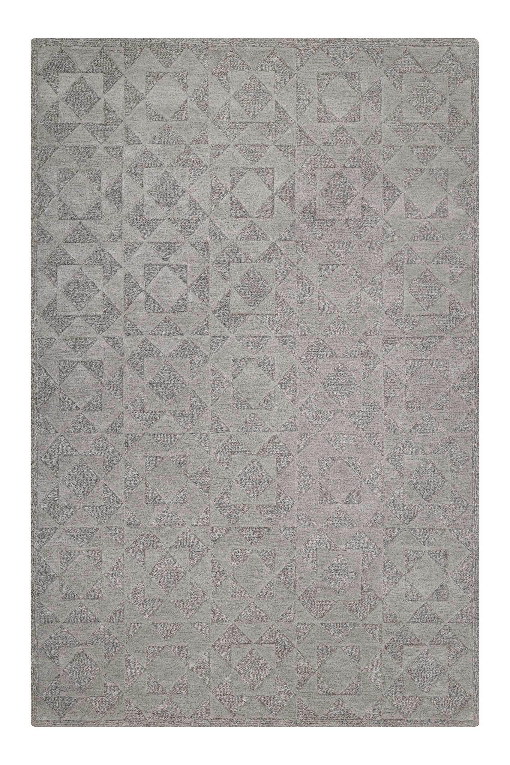 Esprit Webteppich Downtown Grau 140x200 cm