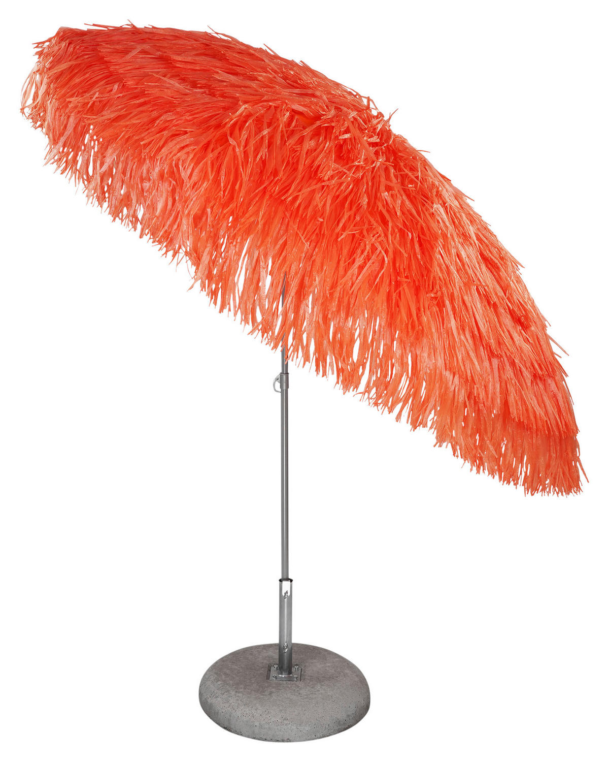 SONNENSCHIRM 200x200 cm Orange  - Alufarben/Orange, Design, Textil/Metall (200/200cm) - Jan Kurtz