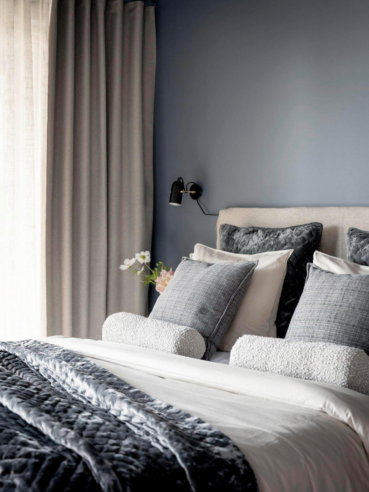 TAGESDECKE 260/260 cm  - Grau, Basics, Textil (260/260cm)