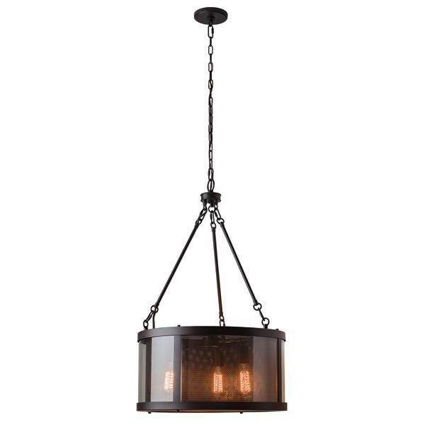 HÄNGELEUCHTE 50.8/95.9 cm    - Bronzefarben, Basics, Metall (50.8/95.9cm) - Elstead Lighting