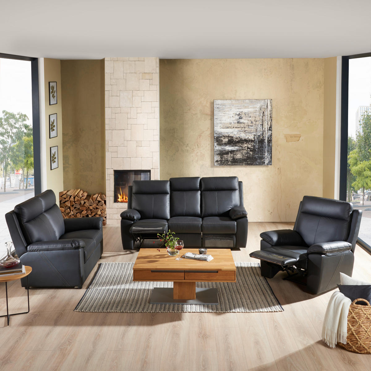 Luxus Komfortabler Schwarz Kunstleder Vorne Sitzbezüge Kompatibel