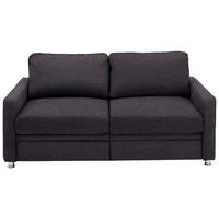 SCHLAFSOFA  in Dunkelgrau  - Dunkelgrau, KONVENTIONELL, Textil/Metall (206/90/100cm) - Beldomo Style
