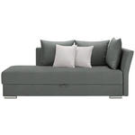 LIEGE  in Webstoff Mintgrün  - Chromfarben/Graphitfarben, Design, Kunststoff/Textil (220/93/100cm) - Xora