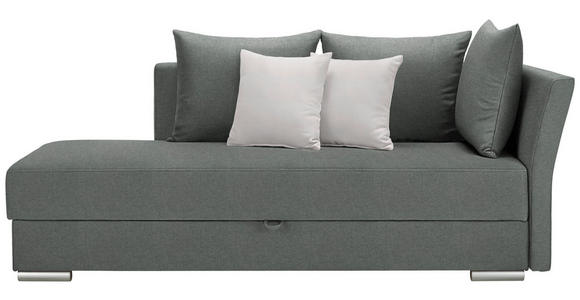 LIEGE  in Webstoff Mintgrün  - Chromfarben/Graphitfarben, Design, Kunststoff/Textil (220/93/100cm) - Xora