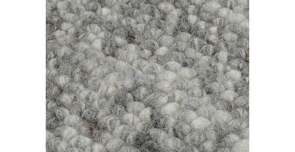 HANDWEBTEPPICH 80/250 cm Helsinki Graubraun  - Graubraun, Basics, Textil (80/250cm) - Linea Natura