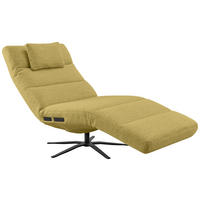 RELAXLIEGE inkl. Akku Flachgewebe Grün  - Schwarz/Grün, MODERN, Textil/Metall (82/53-115/156-206cm) - Pure Home Comfort