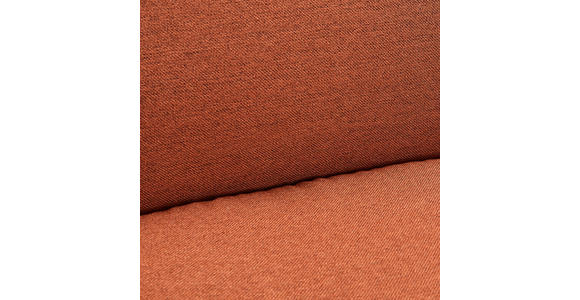 ARMLEHNSTUHL in Eisen Webstoff - Edelstahlfarben/Orange, KONVENTIONELL, Textil/Metall (60/77-84/66cm) - Novel