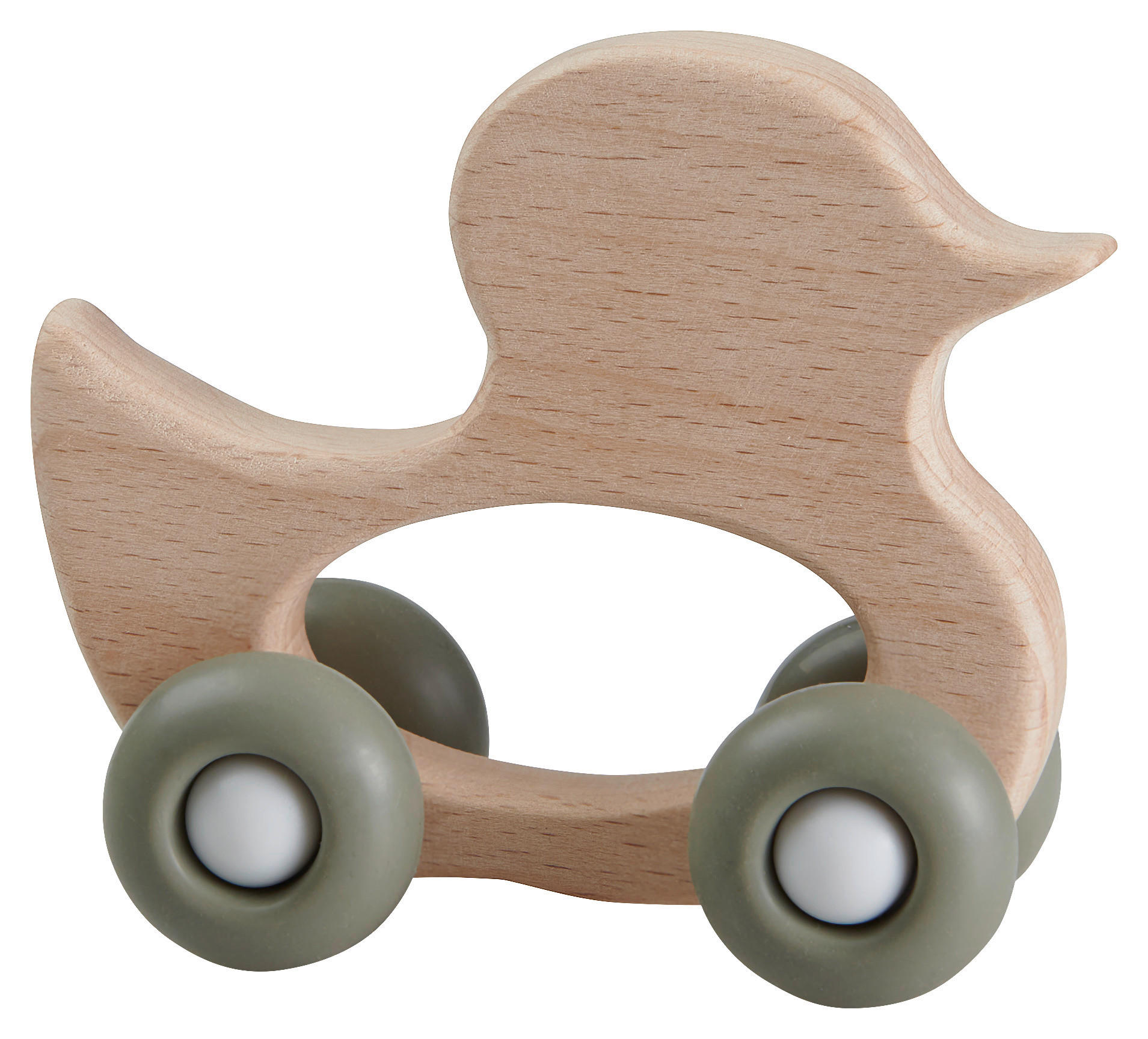SPIELZEUGFIGUR  - Naturfarben/Grün, Natur, Holz/Kunststoff (9,3/8,5/4,3cm) - My Baby Lou