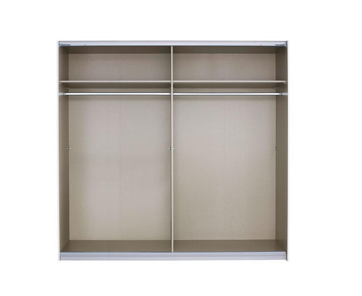 DULAP CU UȘI CULISANTE in  - alb/culoare lemn stejar, Modern, metal/material pe bază de lemn (226/210/62cm) - Hom`in