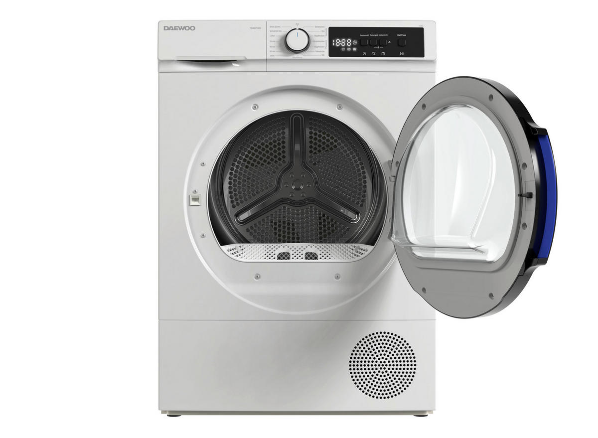 WÄRMEPUMPENTROCKNER TD-B0GP1WD0-DE  - Weiß, Basics, Glas/Kunststoff (59.6/84.5/60.9cm) - Daewoo